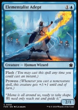 Elementalist Adept - Magic: The Gathering Foundations (Common) [FDN-36] Image principale du produit