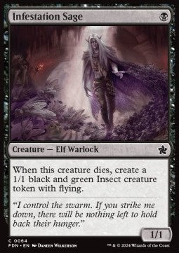 Infestation Sage - Magic: The Gathering Foundations (Common) [FDN-64] Main image