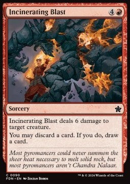 Incinerating Blast - Magic: The Gathering Foundations (Common) [FDN-90] Imagen principal del producto
