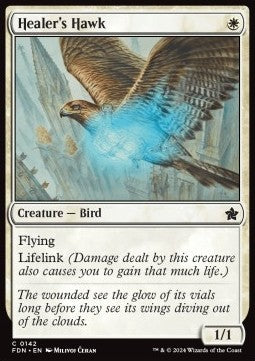 Healer's Hawk - Magic: The Gathering Foundations (Common) [FDN-142] Hover Image