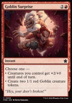 Goblin Surprise - Magic: The Gathering Foundations (Common) [FDN-200] Image principale du produit