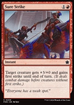 Sure Strike - Magic: The Gathering Foundations (Common) [FDN-209] Hover Image