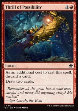 Thrill of Possibility - Magic: The Gathering Foundations (Common) [FDN-210] Hover Image