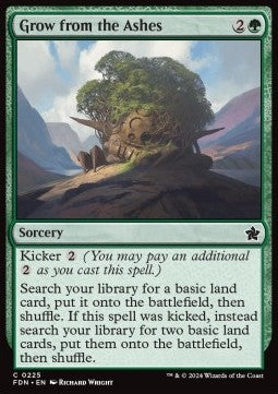 Grow from the Ashes - Magic: The Gathering Foundations (Common) [FDN-225] Imagen principal del producto