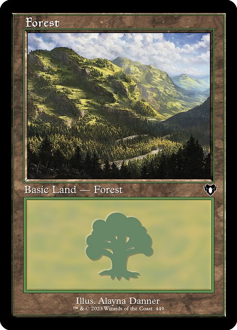 Forest – Commander Masters (CMM-449) Magic: The Gathering card | LC-REM-20260804-15376406610252-7974535c-d99b-4d69-a21d-63359e40d385