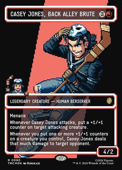 Casey Jones, Back Alley Brute – Teenage Mutant Ninja Turtles Eternal (TMC-90) Magic: The Gathering card | LC-REM-20260804-15632302473548-797589b8-a419-4396-91ba-ce6695291559 Main image