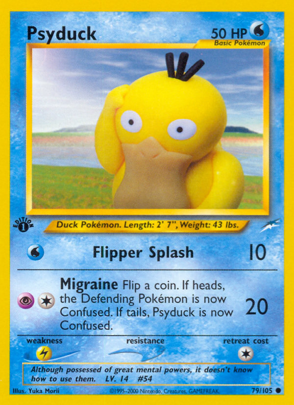 Psyduck – Neo Destiny 79 – Pokémon TCG single card Image principale du produit
