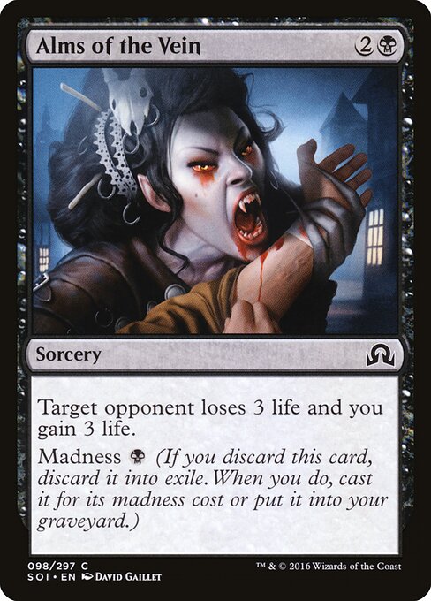 Alms of the Vein – Shadows over Innistrad (SOI-98) Magic: The Gathering card | LC-REM-20260804-15765054882124-79b80948-a3cd-4962-8fce-d58f2db7e68e Imagen principal del producto