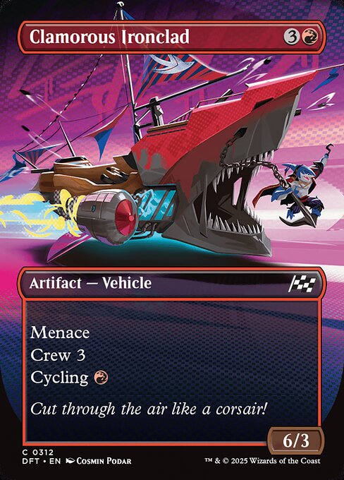 Clamorous Ironclad – Aetherdrift (DFT-312) Magic: The Gathering card | LC-REM-20260804-15339976163660-79d3c041-976c-41e2-9ce6-4b292e499526