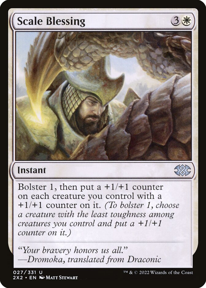 Scale Blessing - Double Masters 2022 (Uncommon) [2X2-27]