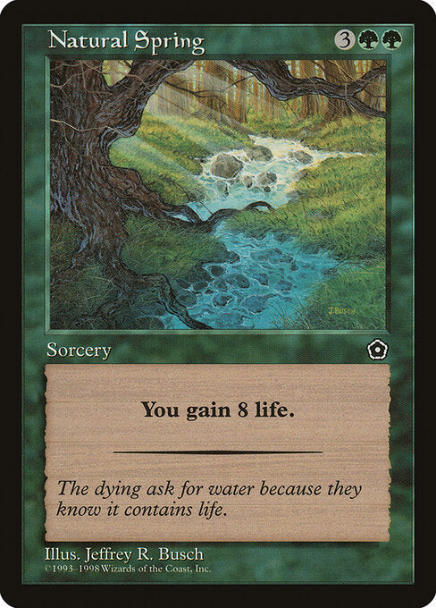 Natural Spring – Portal Second Age (P02-134) Magic: The Gathering card | LC-REM-20260804-15340069192012-79d73903-182d-4fc8-a1e4-8a1738e7a67b