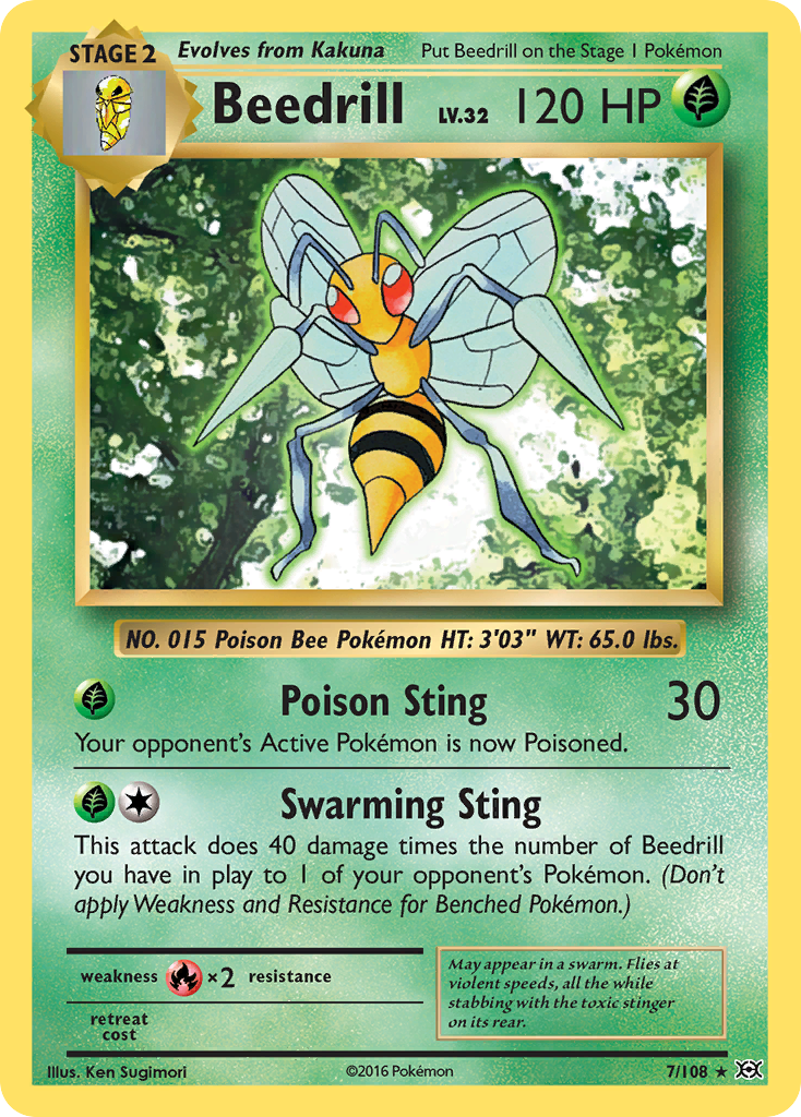 Beedrill – Evolutions 7 – Pokémon TCG single card Image principale du produit