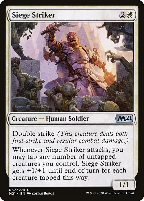 Siege Striker – Core Set 2021 (M21-37) Magic: The Gathering card | LC-REM-20260804-15909430296908-7a0ffa89-e6ee-466c-8edc-dd24c8b52e80 Hauptbild