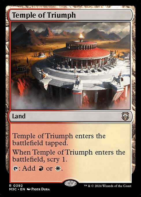 Temple of Triumph – Modern Horizons 3 Commander (M3C-392) Magic: The Gathering card | LC-REM-20260804-15339679449420-7a34e2ca-fc53-49be-a9b1-6e7487518113 Main image