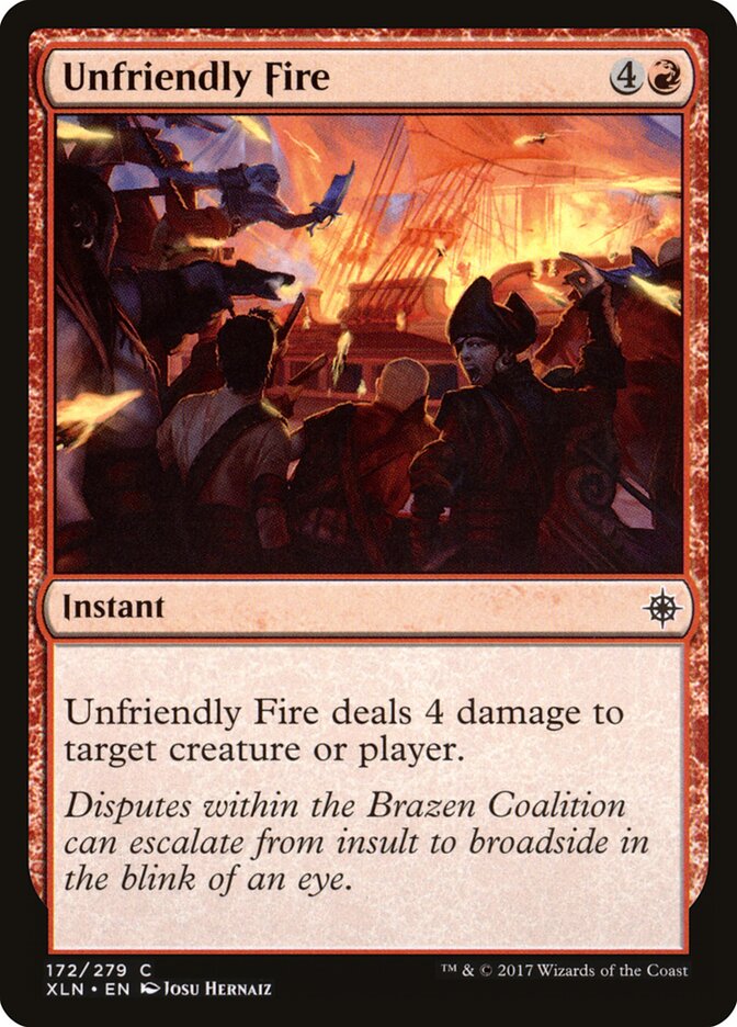 Unfriendly Fire - Ixalan (Common) [XLN-172] Image principale du produit