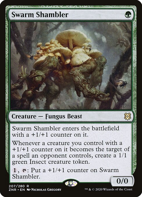Swarm Shambler – Zendikar Rising (ZNR-207) Magic: The Gathering card