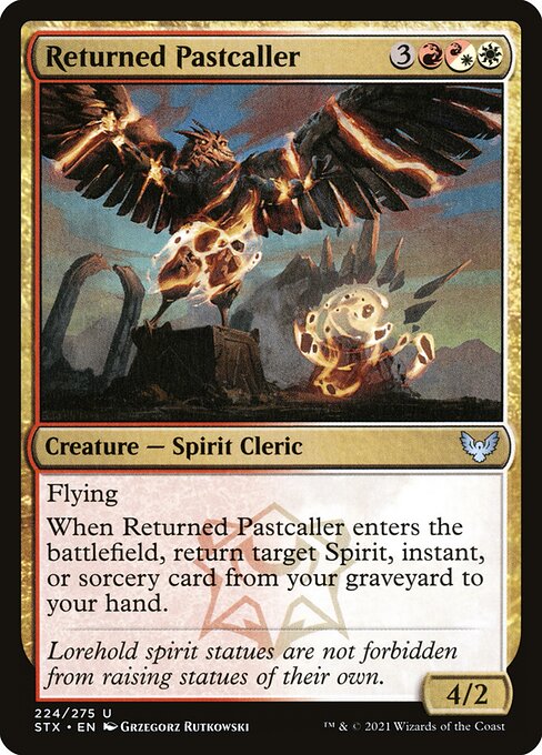 Returned Pastcaller – Strixhaven: School of Mages (STX-224) Magic: The Gathering card