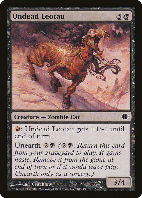 Undead Leotau – Shards of Alara (ALA-90) Magic: The Gathering card | LC-REM-20260804-15151814246732-7ab9a62a-5503-430d-8b67-061a46b5c22c