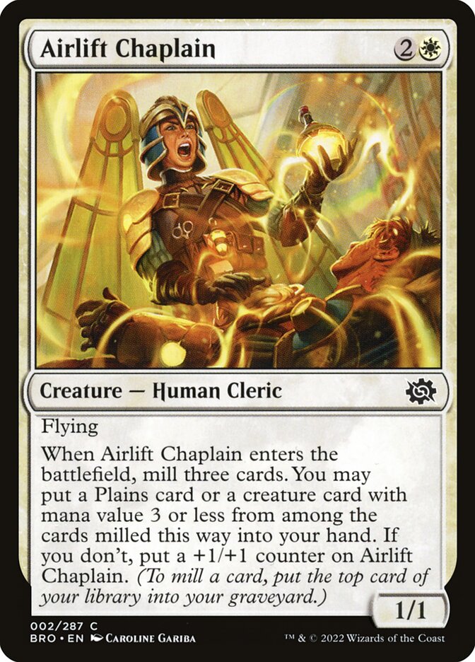 Airlift Chaplain - The Brothers' War (Common) [BRO-2] Main image