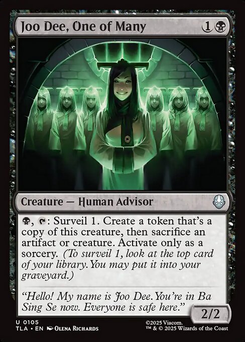 Joo Dee, One of Many – Avatar: The Last Airbender (TLA-105) Magic: The Gathering card