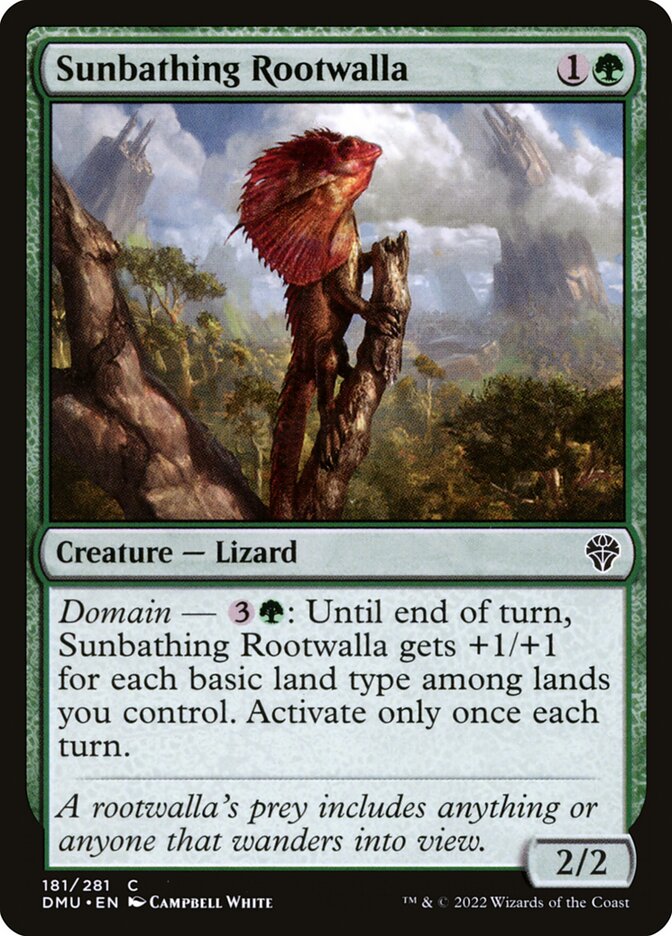 Sunbathing Rootwalla - Dominaria United (Common) [DMU-181]