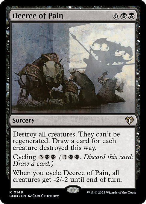 Decree of Pain – Commander Masters (CMM-148) Magic: The Gathering card Main image