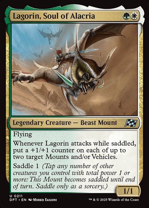 Lagorin, Soul of Alacria – Aetherdrift (DFT-211) Magic: The Gathering card