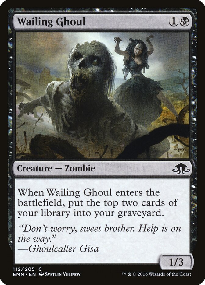Wailing Ghoul - Eldritch Moon (Common) [EMN-112] Hoofdafbeelding