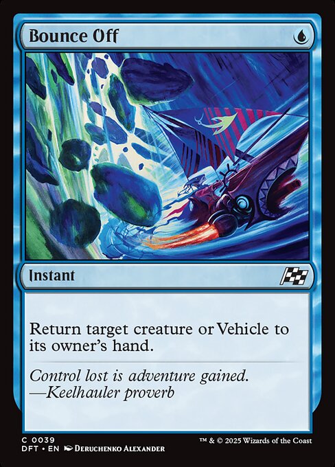 Bounce Off – Aetherdrift (DFT-39) Magic: The Gathering card