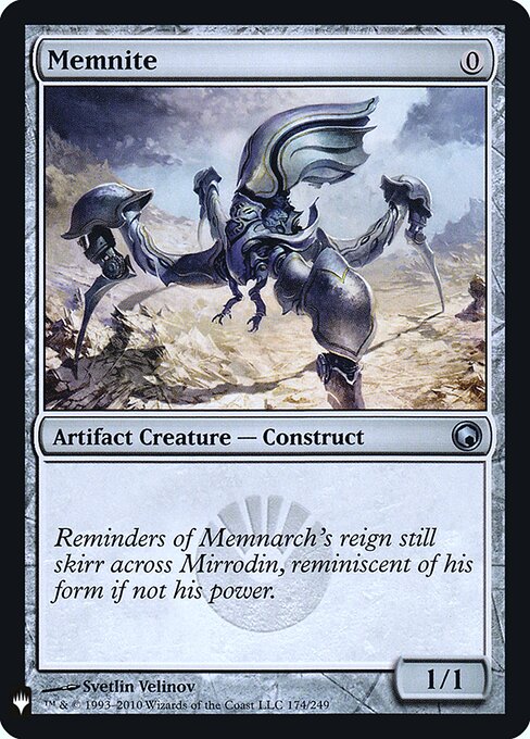 Memnite – The List (PLST-SOM-174) Magic: The Gathering card | LC-REM-20260804-15151028699468-7b8f6516-3d00-4deb-b852-bcd3b72e49ea