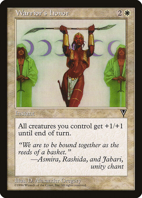 Warrior's Honor – Visions (VIS-24) Magic: The Gathering card | LC-REM-20260804-15151505899852-7babd273-3e20-4cf9-bf21-c602eb729fc5