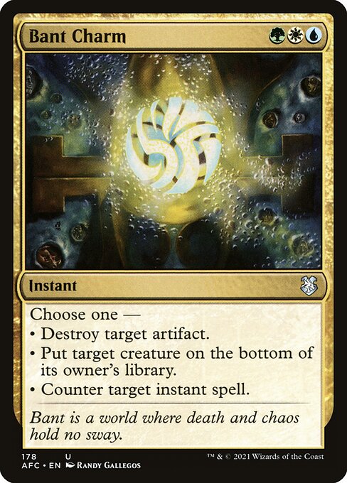 Bant Charm – Commander: Adventures in the Forgotten Realms (AFC-178) Magic: The Gathering card Imagen principal del producto
