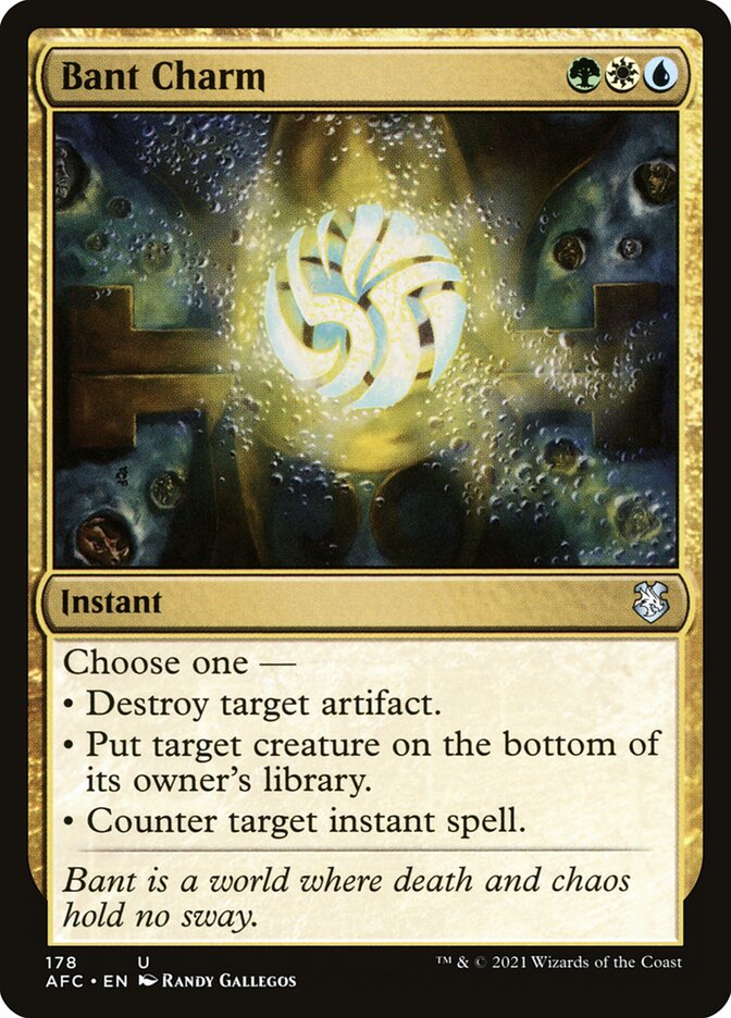 Bant Charm - Commander: Adventures in the Forgotten Realms (Uncommon) [AFC-178] Hoofdafbeelding