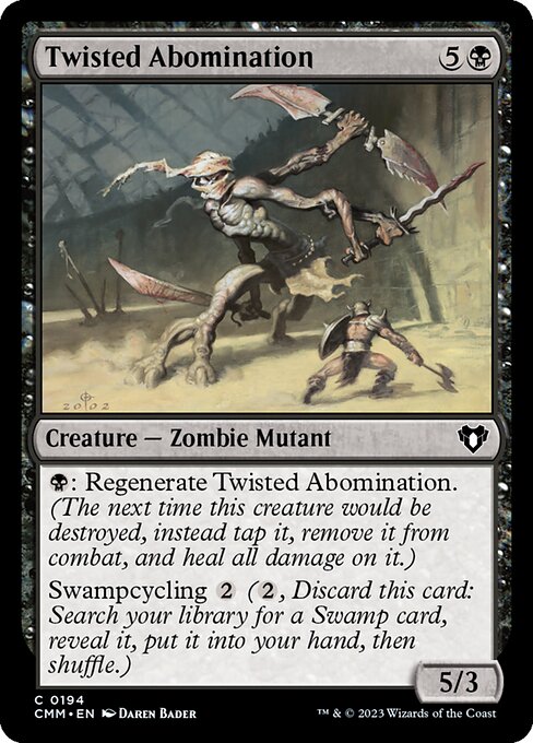 Twisted Abomination – Commander Masters (CMM-194) Magic: The Gathering card | LC-REM-20260804-15376410870092-7bcaee2c-fad7-4ee2-8fe7-20b2c1eee5c5
