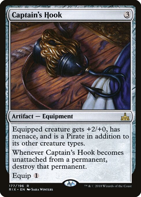 Captain's Hook – Rivals of Ixalan (RIX-177) Magic: The Gathering card