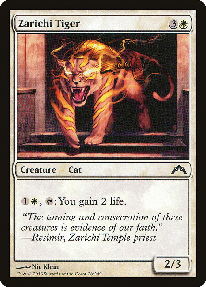 Zarichi Tiger - Gatecrash (Common) [GTC-28]