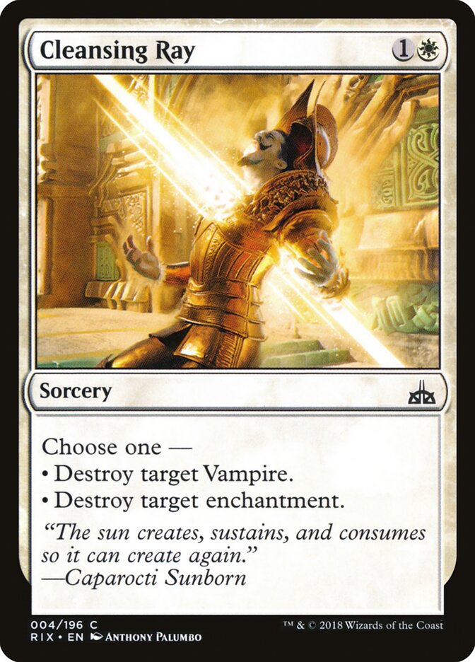 Cleansing Ray - Rivals of Ixalan (Common) [RIX-4]