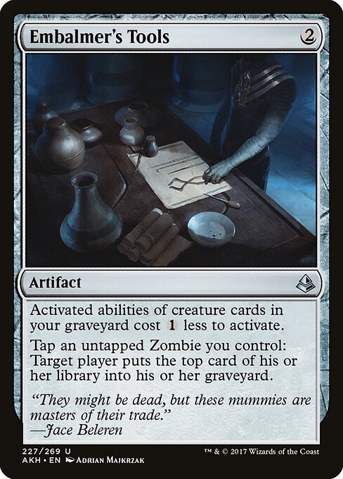 Embalmer's Tools – Amonkhet (AKH-227) Magic: The Gathering card