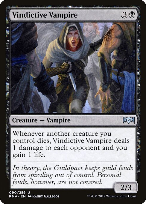 Vindictive Vampire – Ravnica Allegiance (RNA-90) Magic: The Gathering card | LC-REM-20260804-15150893498700-7c0bfb47-c753-42fa-969b-7b10b87b0462