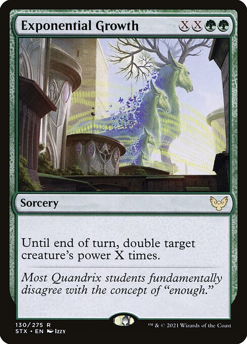 Exponential Growth – Strixhaven: School of Mages (STX-130) Magic: The Gathering card | LC-REM-20260804-15151684125004-7c129bb7-9489-44bd-a46d-c5f738bf9d25 Hoofdafbeelding