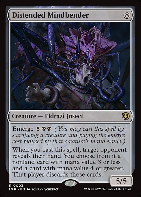 Distended Mindbender – Innistrad Remastered (INR-3) Magic: The Gathering card
