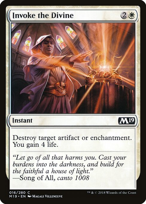 Invoke the Divine – Core 2019 (M19-16) Magic: The Gathering card