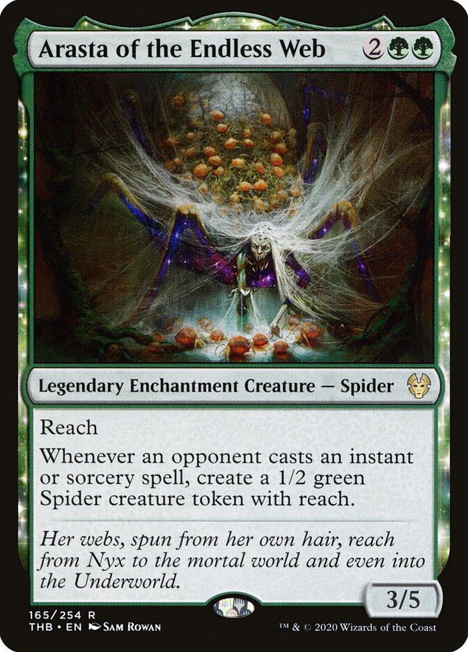 Arasta of the Endless Web - Theros Beyond Death (Rare) [THB-165] Main image