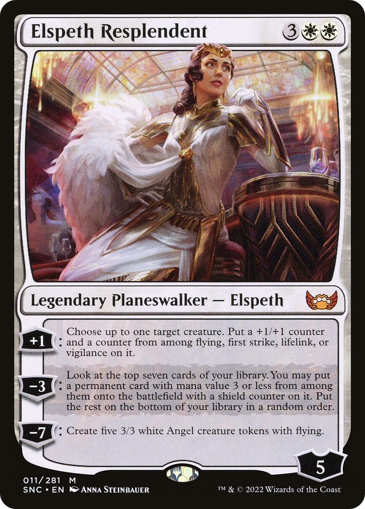 Elspeth Resplendent – Streets of New Capenna 11 – Magic: The Gathering single card Hauptbild