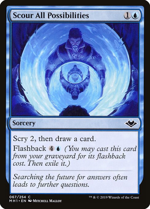 Scour All Possibilities – Modern Horizons (MH1-67) Magic: The Gathering card | LC-REM-20260804-15765055996236-7c6466cb-d1d0-4461-b48d-7497bdc9c474 Hauptbild