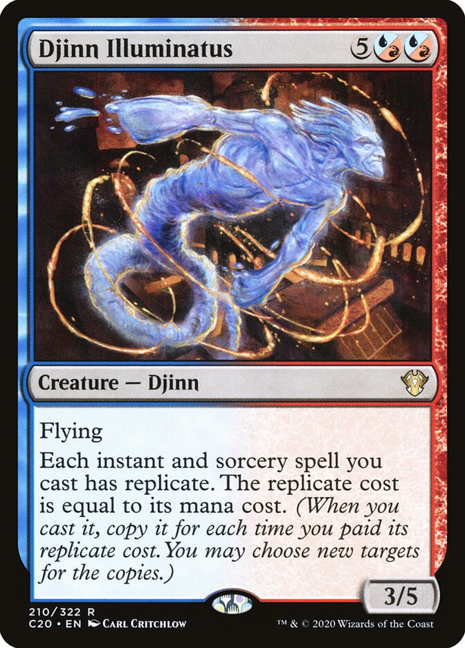 Djinn Illuminatus - Commander: Ikoria (Rare) [C20-210]