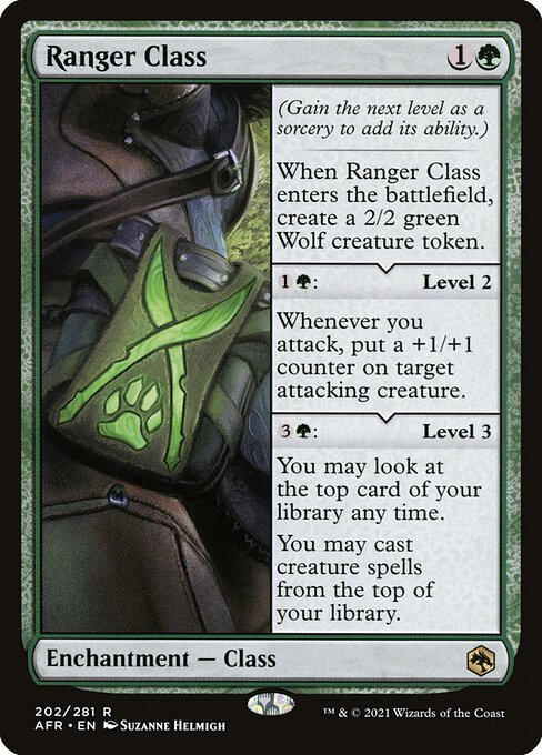Ranger Class – Adventures in the Forgotten Realms (AFR-202) Magic: The Gathering card