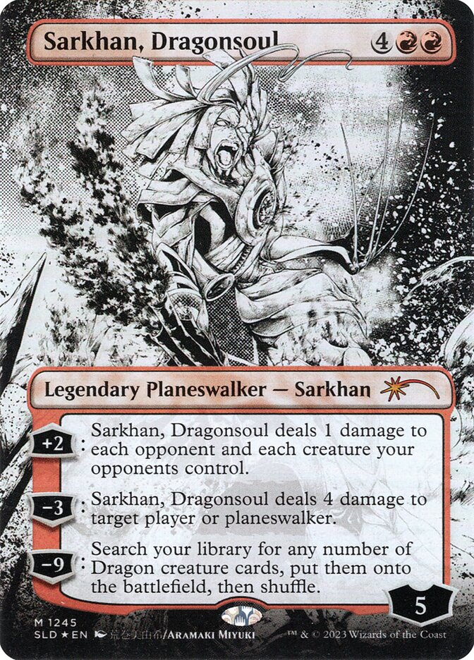Magic-kaart Sarkhan, Dragonsoul SLD-1245 uit Secret Lair Drop (Mythic)