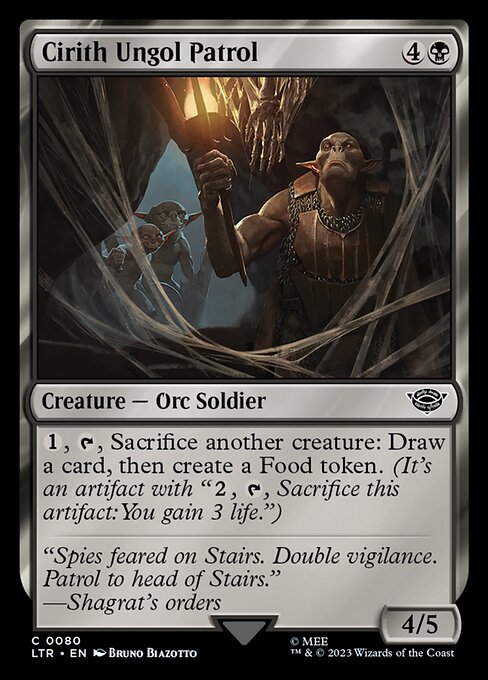 Cirith Ungol Patrol – The Lord of the Rings: Tales of Middle-earth (LTR-80) Magic: The Gathering card | LC-REM-20260804-15150809907532-7cd03837-37cc-4f6c-8e22-e3b0ff635462