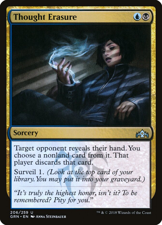 Thought Erasure - Guilds of Ravnica (Uncommon) [GRN-206]